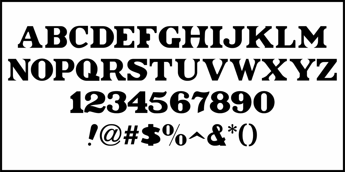 Solid Stencil JNL, a Font by Jeff Levine Fonts (Photo 3 of 5)