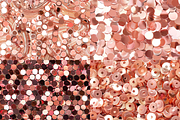 Rose Gold Sequin Seamless Patterns, a Pattern Graphic by PrintablesByFranklyn (Thumbnail 2 of 5)