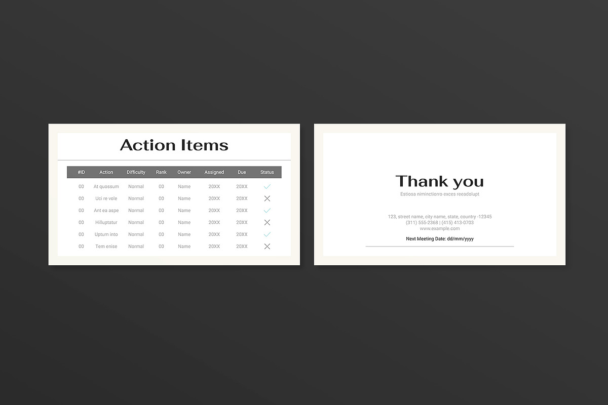 Meeting Presentation Template, a Presentation Template by E-Type (Photo 5 of 5)