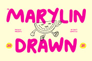 CS Marylin Drawn, a Handwritten Font by Craft Supply Co. (Thumbnail 1 of 8)