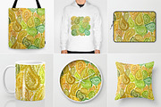 Watercolor PAISLEY Patterns, a Pattern Graphic by ekaart (Thumbnail 8 of 8)