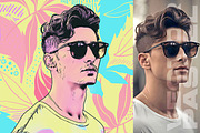 Vector Pastel Photo Effect, an Action Add-On by Amorjesu.com (Thumbnail 19 of 32)