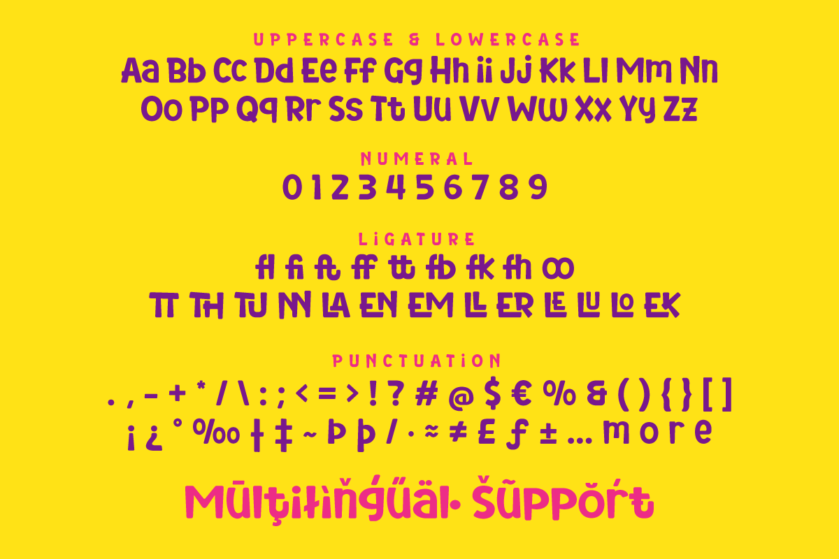 Nerillkid - Playful Display Font, a Handwritten Font by twinstd (Photo 9 of 9)