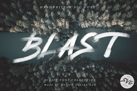 Blast SVG Font preview 7