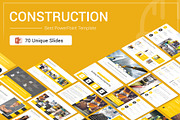 Construction PowerPoint Template, a Presentation Template by SlideOne (Thumbnail 2 of 12)