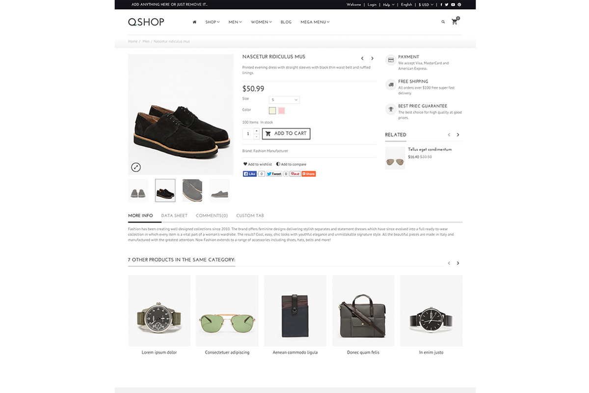 Queen - Responsive Prestashop Theme, a Templates & Theme by neutrontheme (Photo 5 of 7)