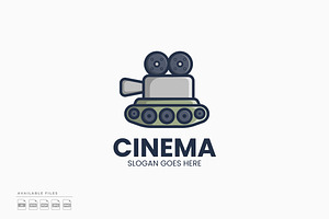 Tank Cinema Logo, a Branding & Logo Template by Zeer Graphic