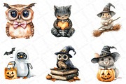 Cute Halloween Animals Clipart, an Illustration by DreamPrint404 (Thumbnail 5 of 5)