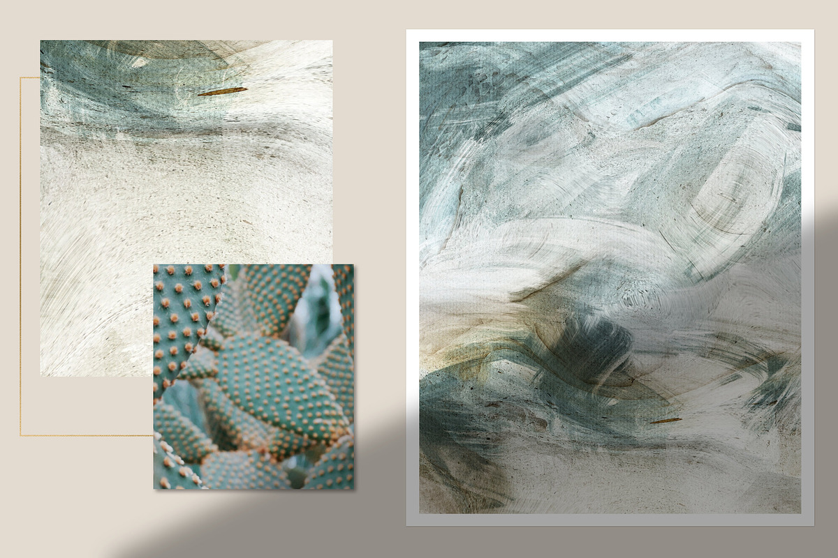 Winter Whispers Painterly Abstracts, a Texture Graphic by Feather & Sage Design (Photo 5 of 9)