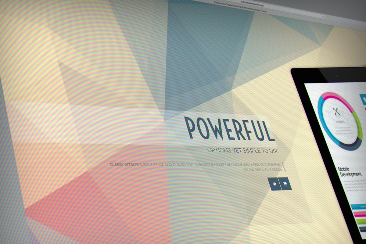 mWm Classy Intro Landing Page, a HTML Template by mWm Themes (Photo 2 of 6)