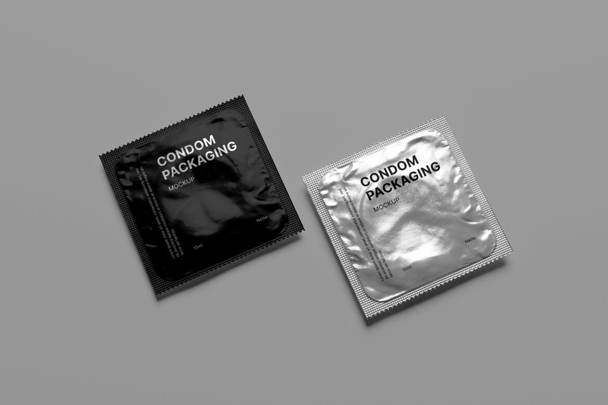 Condom Mockup, a Packaging Mockup by MA-KING_ART (Photo 2 of 2)