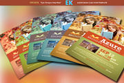 Azure Book Club Flyer Template, a Flyer Template by Epickita (Thumbnail 2 of 3)