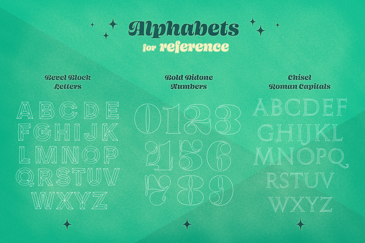 3D Letters Toolkit for Affinity, a Brush Add-On by Aurelie Maron (Photo 4 of 7)