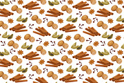 Aromatic spices seamless pattern, a Pattern Graphic by Elen_Art (Thumbnail 3 of 3)