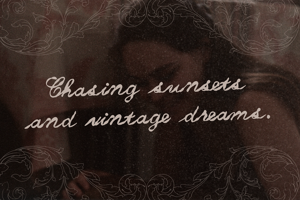 Dear Amore Handwritten Ink Font, a Script Font by Nonceni (Photo 8 of 11)