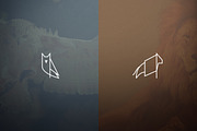 17 Geometric Animal Icons and Logos, a Branding & Logo Template by VP Fonts (Thumbnail 8 of 33)
