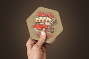 Clean Hand Man Coaster Mockups x4, a Packaging Mockup by SmartDesigns (Thumbnail 2 of 5)