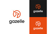 Gazelle Head Line Art Logo, a Branding & Logo Template by ika trisiana (Thumbnail 1 of 2)