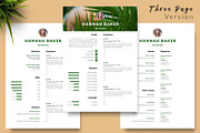 Creative CV Design / Resume - Hannah, a Resume Template by Templates Design Co. (Thumbnail 4 of 17)