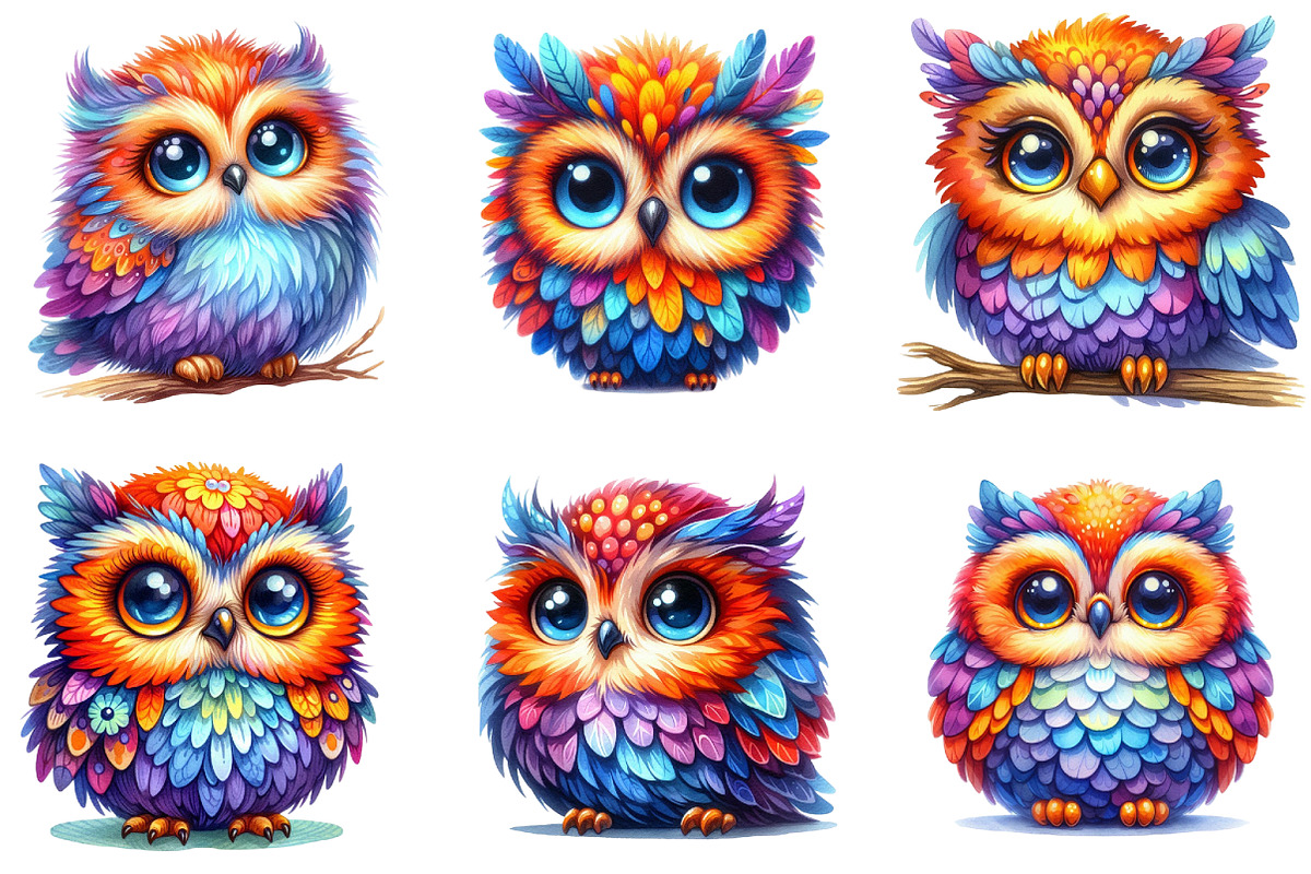 Whimsical Owl, a Seasonal Illustration by DreamArtGraphic (Photo 2 of 4)