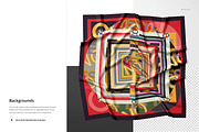 Twill silk Scarf Mockup Set, a Packaging Mockup by creatsy5 (Thumbnail 13 of 16)
