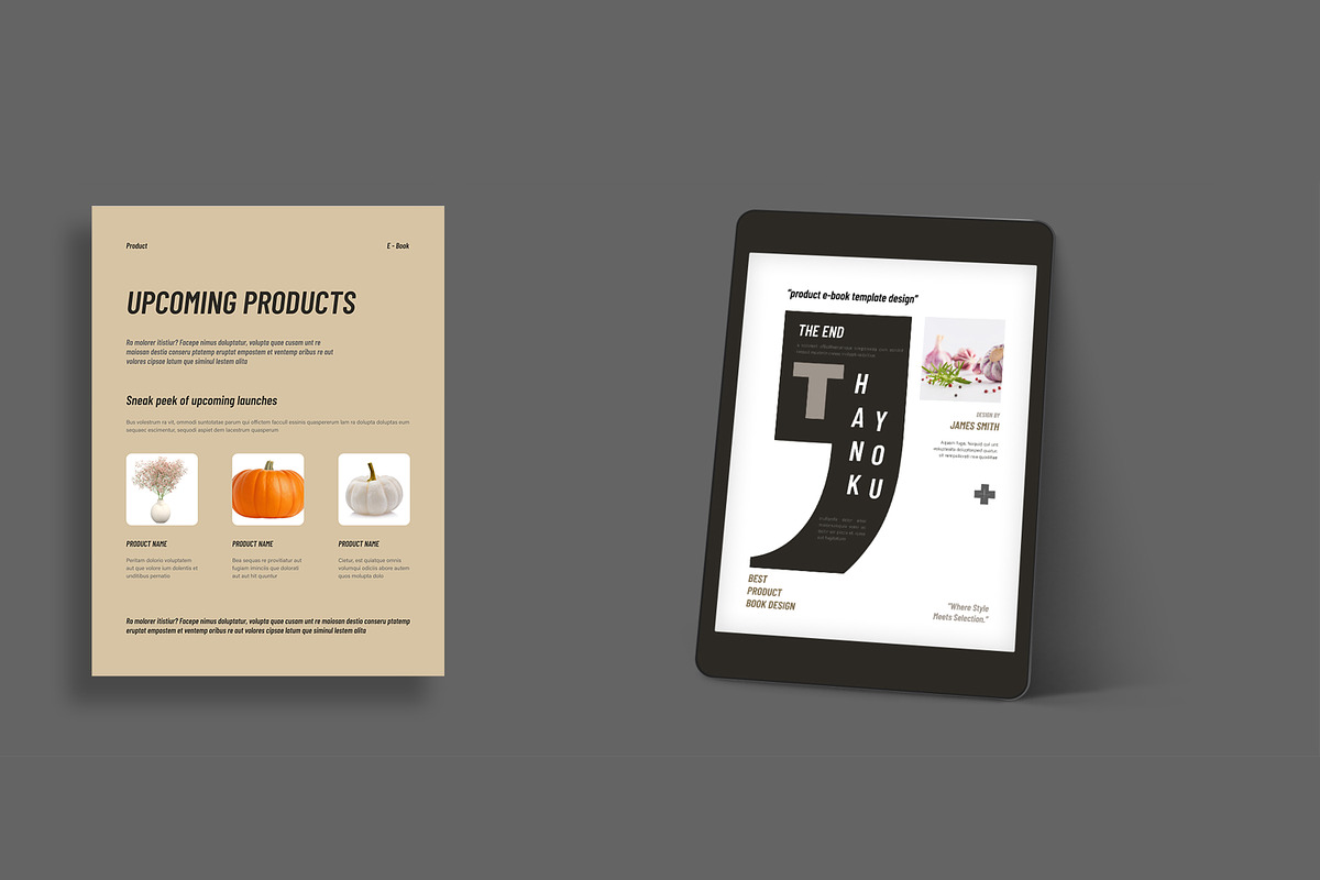 Elegant Catalog E-Book Design preview 7