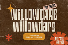Willowdare – Condensed Display Font