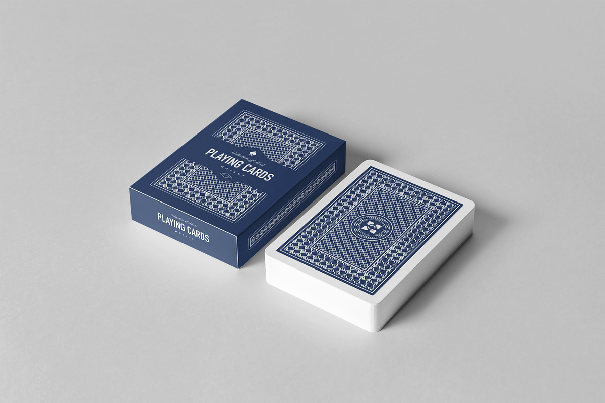 Playing Card Mock-up, a Merchandise Mockup by Yogurt86 (Photo 2 of 11)