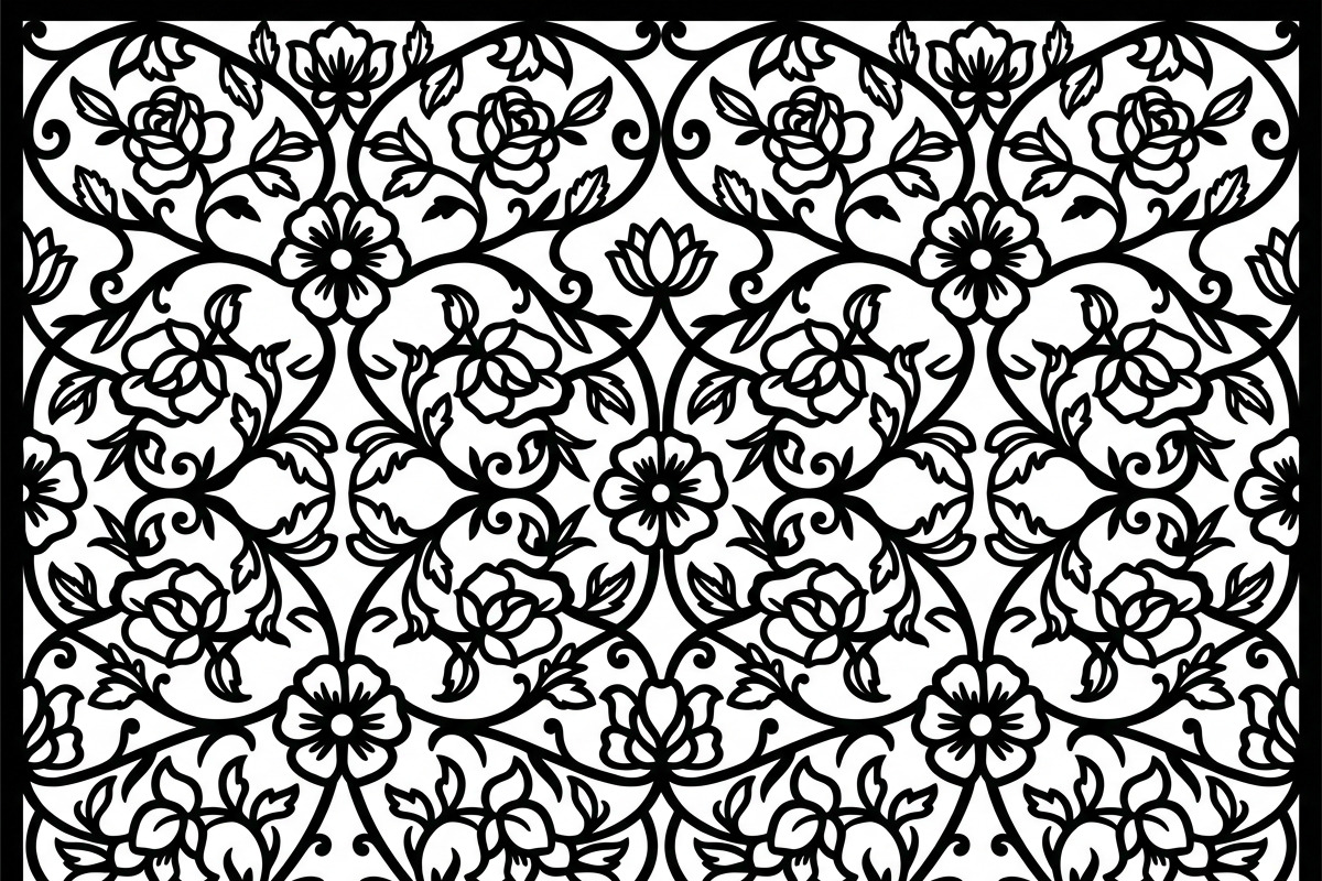 Elegant floral ornament pattern, a Decorative Illustration by Amazin_art (Photo 2 of 51)