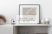 Frame mockup square, interior mockup, a Product Mockup by VISTYLE STUDIO (Thumbnail 1 of 2)