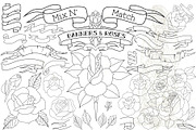Digital Tattoo Shop Toolkit Bundle, a Blackletter Font by Aloha Bhava (Thumbnail 6 of 8)