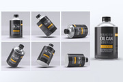 Oil Round Tin Can Screw Lid Mockup, an Advertising Mockup by Hubzway (Thumbnail 5 of 7)