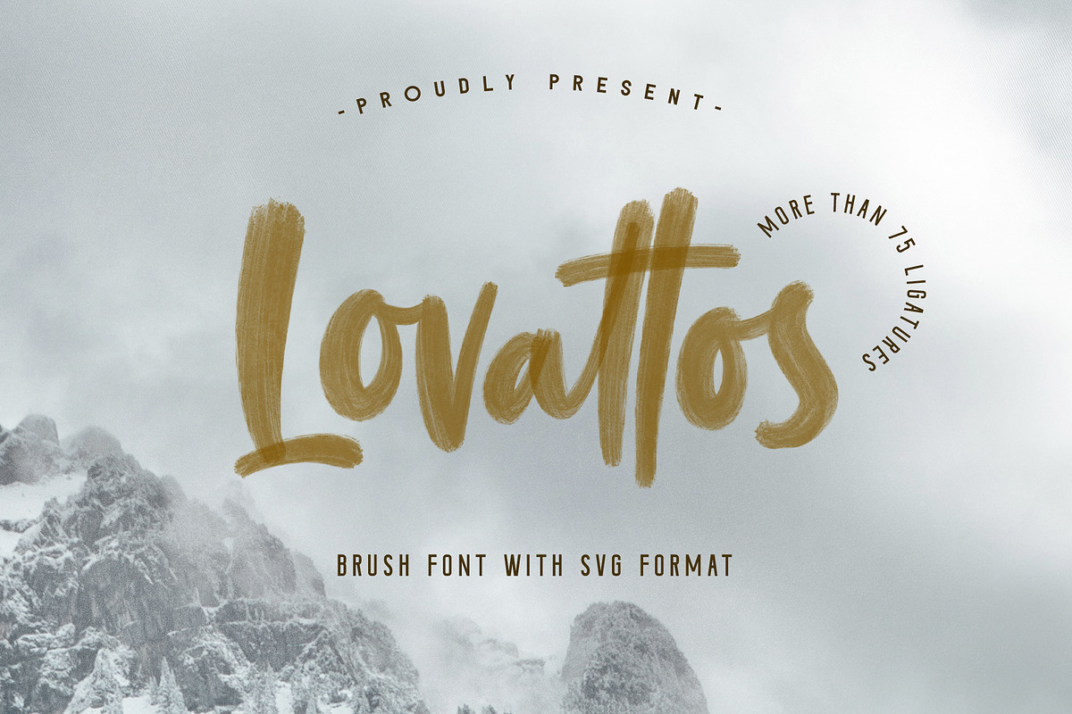 Lovattos SVG & Regular Font