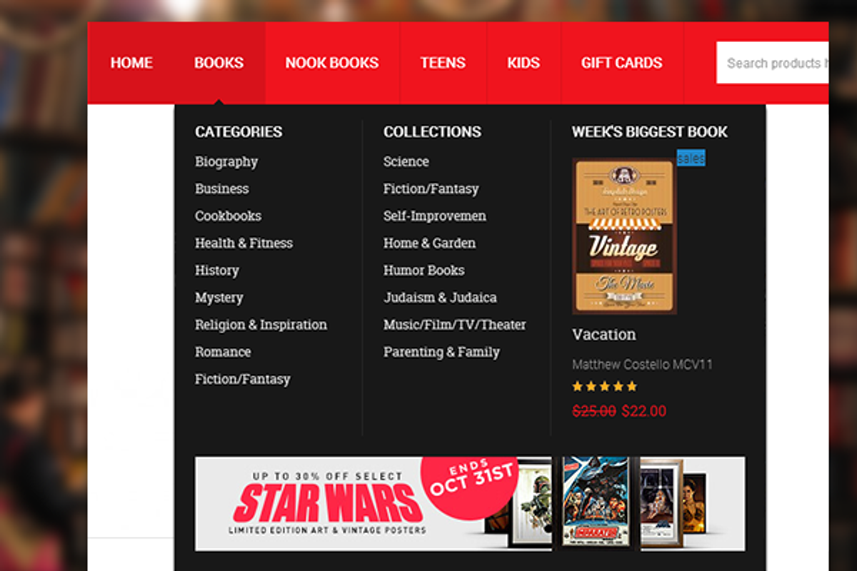 JM Bookshop - Magento Bookshop Theme, a Websites & App Template by UberTheme (Photo 2 of 5)