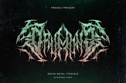 Drumonz | Metal Font, a Blackletter Font by WingBuk