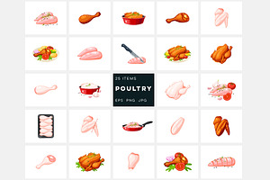 Poultry Vector Set