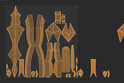 Chandelier 3d model (game ready), a Light 3D Model by Snji | 3D Models (Thumbnail 18 of 18)