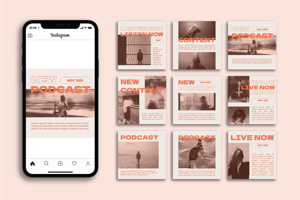 Podcast | Instagram Post, a Social Media Template by Meizzaluna Design (Photo 3 of 4)