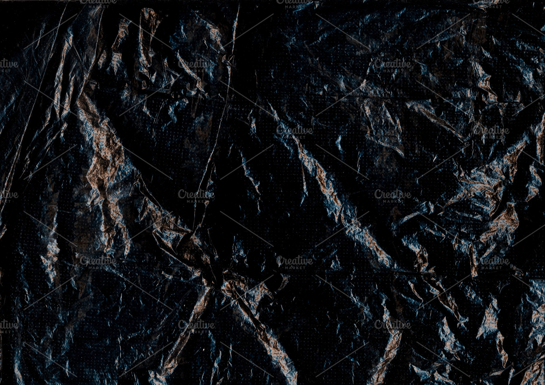 Old sheet wrinkled black paper crumpled plastic, a Background Photo by Photo Drive Studio