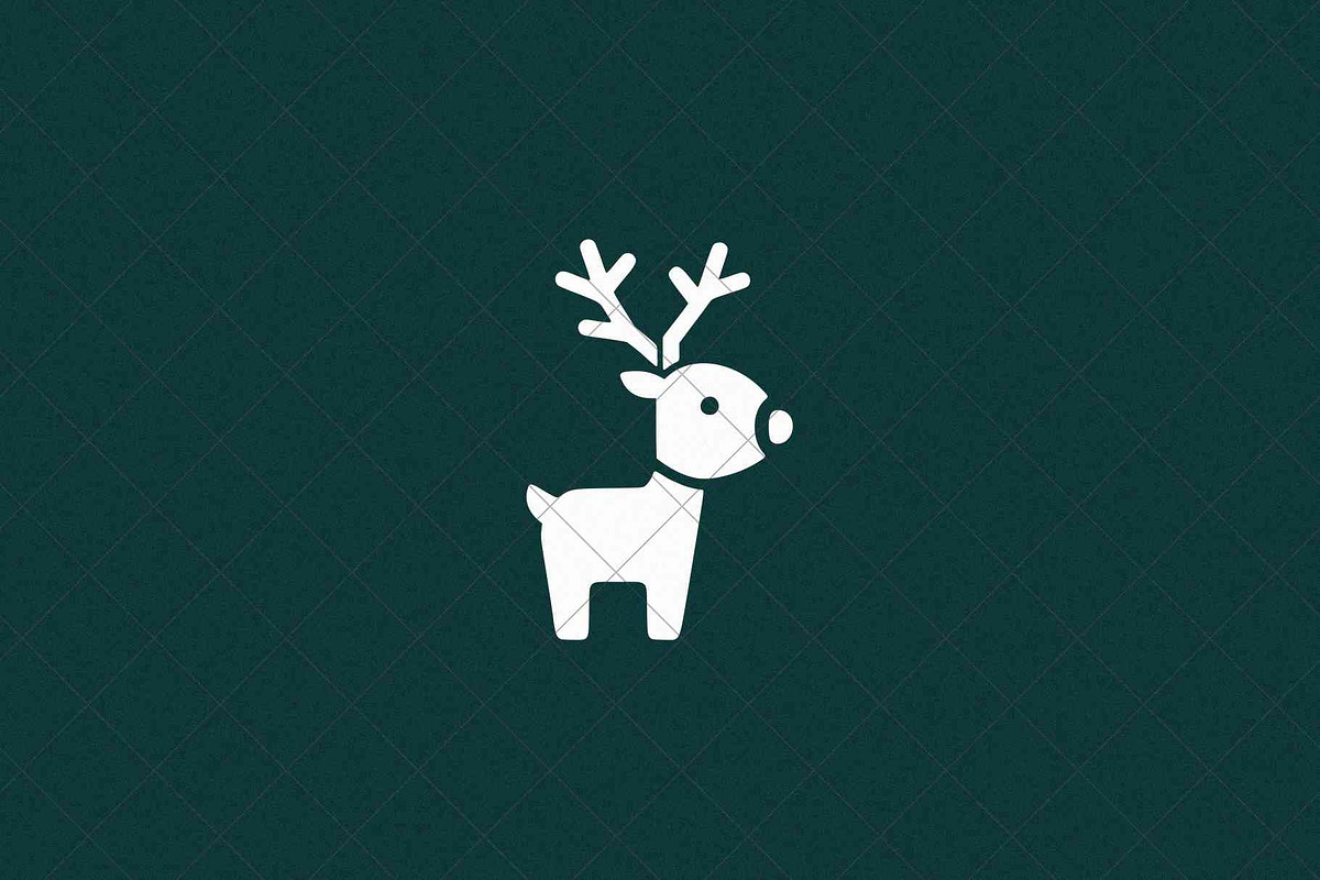 Minimalist Deer Icon Elk, an Animal Illustration by Vectorium Studio (Photo 3 of 4)