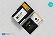 Construction Canva Business Card 15, a Business Card Template by PSDPixel (Thumbnail 2 of 4)