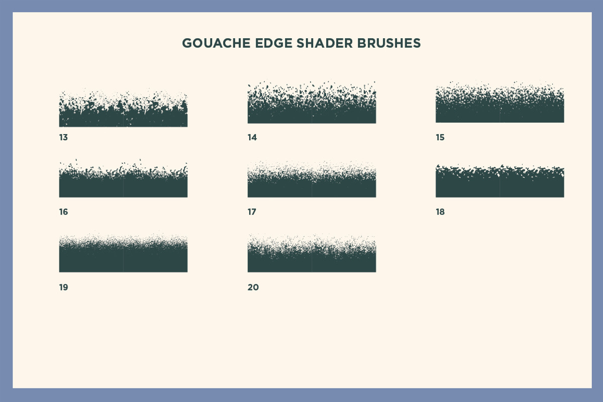 Gouache Shader Brushes | Affinity, a Brush Add-On by RetroSupply Co. (Photo 13 of 13)