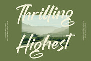 Brighten Shootters Modern Script, a Script Font by Letterena Studios Script (Thumbnail 7 of 20)