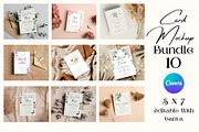 Invitation 5x7 Card Mockup Bundle, an Invitation Template by DaisyStudio (Thumbnail 1 of 13)