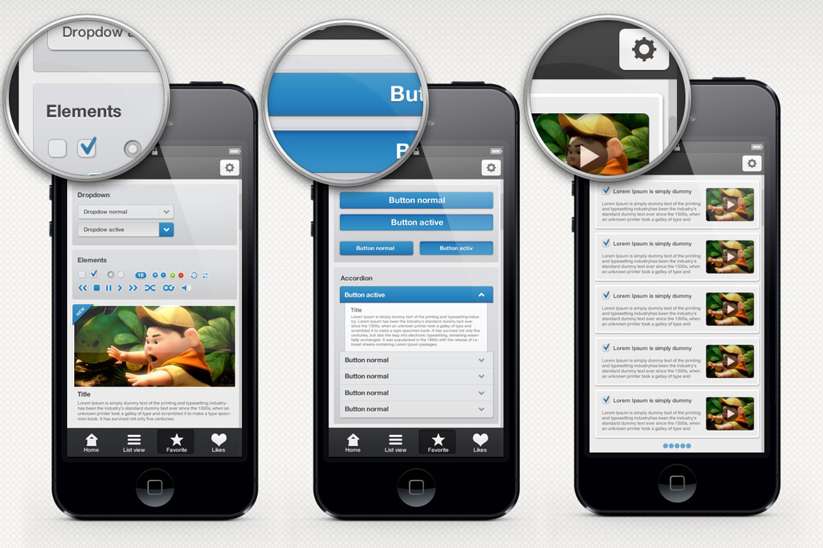 App UI Kit, an UI Kit Template by Florin Constantin (Photo 3 of 4)