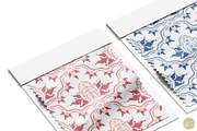 Vintage Floral Pattern 3 Royal Blue, a Pattern Graphic by Euonia Meraki (Thumbnail 2 of 18)
