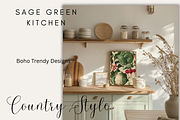 Farm Kitchen Wall Frames Mockup, a Mockup by DreamRecreations (Thumbnail 4 of 5)