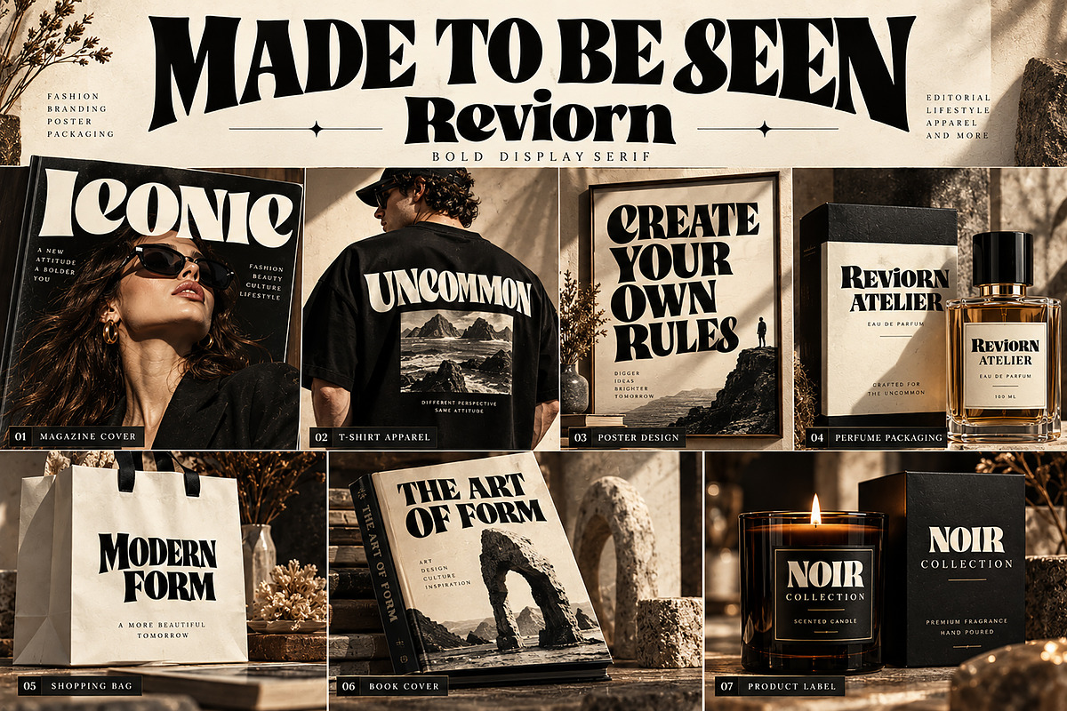 Reviorn, a Serif Font by Wow Magic (Photo 2 of 6)
