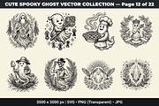 Cute Ghost SVG Bundle Vol - 01, an Object Graphic by XPERTDESIGNER (Thumbnail 2 of 21)