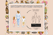 Procreate Mother’s Day stamp brushes, a Brush Add-On by PDknyStudio (Thumbnail 4 of 5)